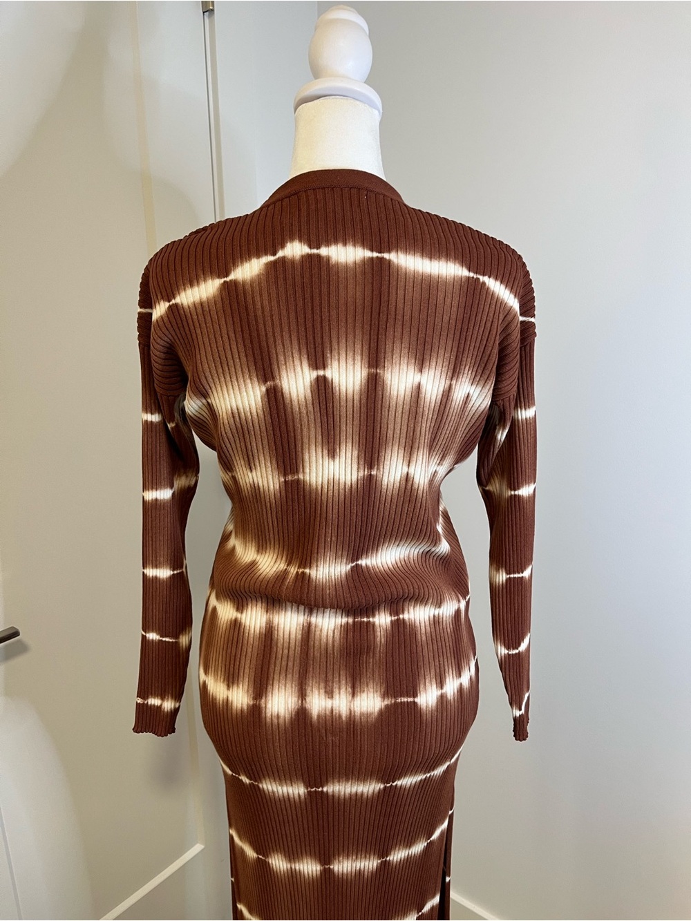 MNG Tie-Dye Ribbed Long Button-Front  Cardigan - FREE SHIPPING on Bundles $95+ - Picture 8 of 16
